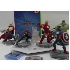 Disney Infinity 2.0 Xbox 360 Marvel Starter Set Extras Game Portal Figures Discs